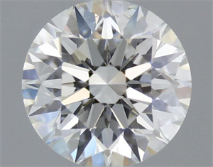 Picture of Natural Diamond 0.50 Carats, Round with Excellent Cut, I Color, VS2 Clarity and Certified by GIA