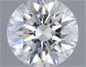 Natural Diamond 0.57 Carats, Round with Excellent Cut, I Color, VS2 Clarity and Certified by GIA