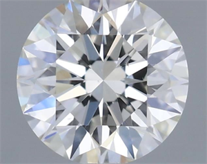Picture of Natural Diamond 0.57 Carats, Round with Excellent Cut, I Color, VS2 Clarity and Certified by GIA