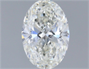 Natural Diamond 0.51 Carats, Oval with  Cut, I Color, VS2 Clarity and Certified by GIA