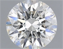 Diamante Natural 0.50 quilates, Redondo , Color I, claridad VVS1 y certificado GIA