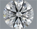 Natural Diamond 0.55 Carats, Round with Excellent Cut, I Color, VS1 Clarity and Certified by GIA