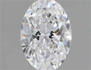 Picture of Natural Diamond 0.45 Carats, Oval with  Cut, D Color, VVS1 Clarity and Certified by GIA