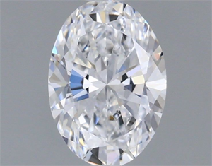 Picture of Natural Diamond 0.40 Carats, Oval with  Cut, D Color, VVS1 Clarity and Certified by GIA