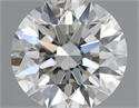 Diamante Natural 0.50 quilates, Redondo , Color J, claridad VVS1 y certificado GIA