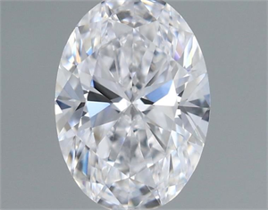 Picture of Natural Diamond 0.40 Carats, Oval with  Cut, D Color, VVS1 Clarity and Certified by GIA