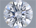Diamante Natural 0.40 quilates, Redondo , Color D, claridad VVS1 y certificado GIA