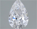 Diamante Natural 0.42 quilates, De pera , Color D, claridad VS1 y certificado GIA
