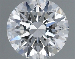 Picture of Natural Diamond 0.40 Carats, Round with Excellent Cut, D Color, VVS2 Clarity and Certified by GIA