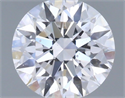 Natural Diamond 0.42 Carats, Round with Excellent Cut, D Color, SI2 Clarity and Certified by GIA