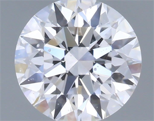 Picture of Natural Diamond 0.42 Carats, Round with Excellent Cut, D Color, SI2 Clarity and Certified by GIA