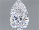 Diamante Natural 0.41 quilates, De pera , Color D, claridad VS1 y certificado GIA