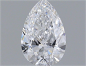 Diamante Natural 0.42 quilates, De pera , Color D, claridad VS2 y certificado GIA