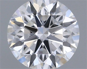 Foto Diamante Natural 0.42 quilates, Redondo , Color D, claridad SI1 y certificado GIA de