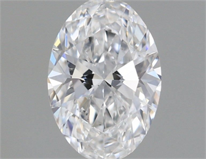 Picture of Natural Diamond 0.47 Carats, Oval with  Cut, D Color, VS2 Clarity and Certified by GIA