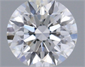 Diamante Natural 0.42 quilates, Redondo , Color F, claridad IF y certificado GIA