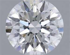 Foto Diamante Natural 0.42 quilates, Redondo , Color F, claridad IF y certificado GIA de