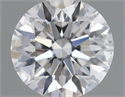 Natural Diamond 0.40 Carats, Round with Excellent Cut, D Color, SI2 Clarity and Certified by GIA
