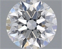 Diamante Natural 0.40 quilates, Redondo , Color E, claridad VVS2 y certificado GIA