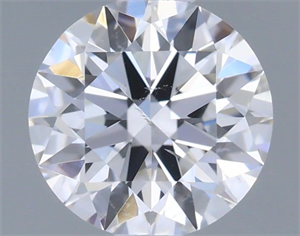 Foto Diamante Natural 0.40 quilates, Redondo , Color D, claridad SI2 y certificado GIA de