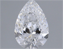 Natural Diamond 0.43 Carats, Pear with  Cut, E Color, VS1 Clarity and Certified by GIA