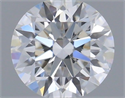 Diamante Natural 0.40 quilates, Redondo , Color F, claridad VVS1 y certificado GIA