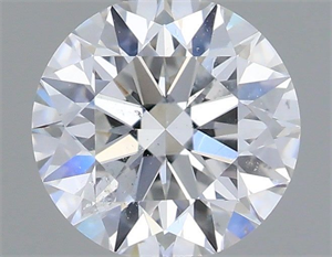 Picture of Natural Diamond 0.40 Carats, Round with Very Good Cut, E Color, SI2 Clarity and Certified by GIA