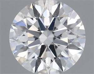 Foto Diamante Natural 0.42 quilates, Redondo , Color E, claridad SI2 y certificado GIA de