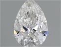 Natural Diamond 0.41 Carats, Pear with  Cut, F Color, VVS2 Clarity and Certified by GIA
