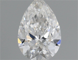 Picture of Natural Diamond 0.41 Carats, Pear with  Cut, F Color, VVS2 Clarity and Certified by GIA