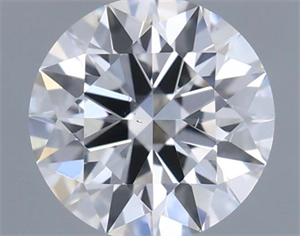 Foto Diamante Natural 0.40 quilates, Redondo , Color E, claridad SI1 y certificado GIA de