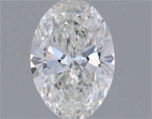 Picture of Natural Diamond 0.43 Carats, Oval with  Cut, F Color, VVS2 Clarity and Certified by GIA