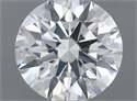 Diamante Natural 0.45 quilates, Redondo , Color I, claridad VVS1 y certificado GIA