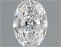 Diamante Natural 0.40 quilates, Ovalado , Color F, claridad VVS2 y certificado GIA