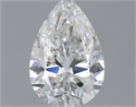 Natural Diamond 0.40 Carats, Pear with  Cut, G Color, VVS2 Clarity and Certified by GIA