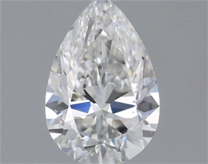 Picture of Natural Diamond 0.40 Carats, Pear with  Cut, G Color, VVS2 Clarity and Certified by GIA
