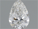 Diamante Natural 0.40 quilates, De pera , Color G, claridad VS1 y certificado GIA