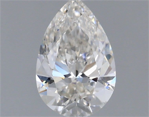 Picture of Natural Diamond 0.43 Carats, Pear with  Cut, H Color, VS2 Clarity and Certified by GIA