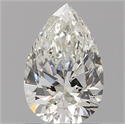 Natural Diamond 0.81 Carats, Pear with  Cut, H Color, VS2 Clarity and Certified by GIA