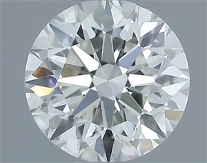 Foto Diamante Natural 0.50 quilates, Redondo , Color H, claridad VVS2 y certificado IGI de