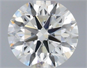 Diamante Natural 0.52 quilates, Redondo , Color H, claridad VVS2 y certificado IGI