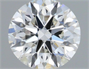 Diamante Natural 0.51 quilates, Redondo , Color H, claridad VS2 y certificado IGI