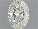 Natural Diamond 0.47 Carats, Oval with  Cut, I Color, VS2 Clarity and Certified by IGI
