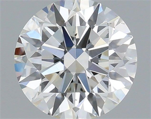 Foto Diamante Natural 0.60 quilates, Redondo , Color H, claridad VS2 y certificado IGI de