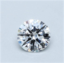 Diamante Natural 1.04 quilates, Redondo , Color D, claridad IF y certificado GIA