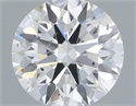Natural Diamond 0.41 Carats, Round with Excellent Cut, E Color, SI1 Clarity and Certified by IGI