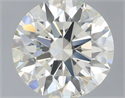Natural Diamond 0.51 Carats, Round with Excellent Cut, I Color, SI1 Clarity and Certified by IGI