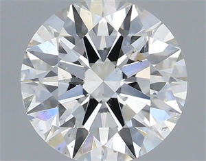 Picture of Natural Diamond 0.40 Carats, Round with Excellent Cut, F Color, SI1 Clarity and Certified by IGI