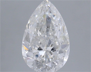 Picture of Natural Diamond 1.16 Carats, Pear with  Cut, F Color, I1 Clarity and Certified by IGI