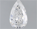 Natural Diamond 1.02 Carats, Pear with  Cut, F Color, I1 Clarity and Certified by IGI
